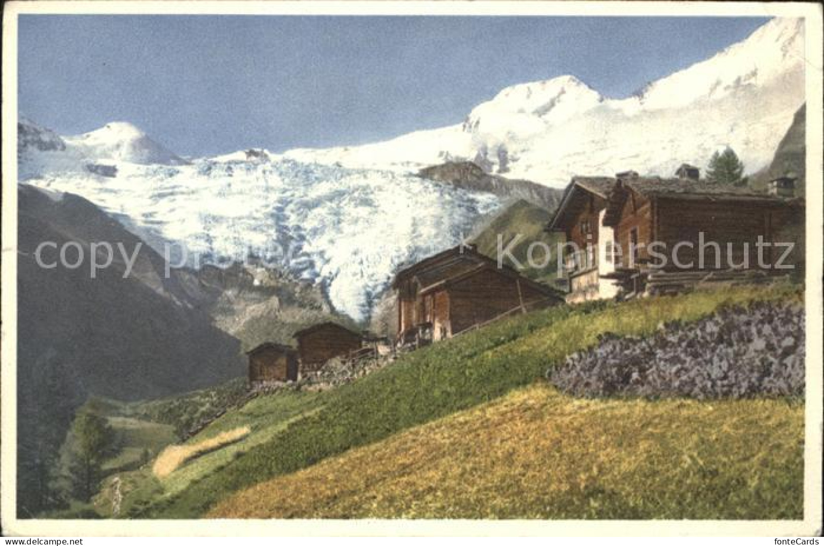 11762266 Saas-Fee Hohnegg Allalinhorn Feegletscher Alphubel Saas-Fee - Altri & Non Classificati