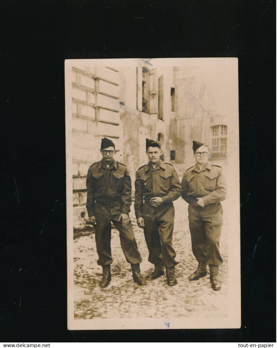 Carte Photo Armée Jeunes  Militaires Soldats à Identifier à Avignon - War, Military