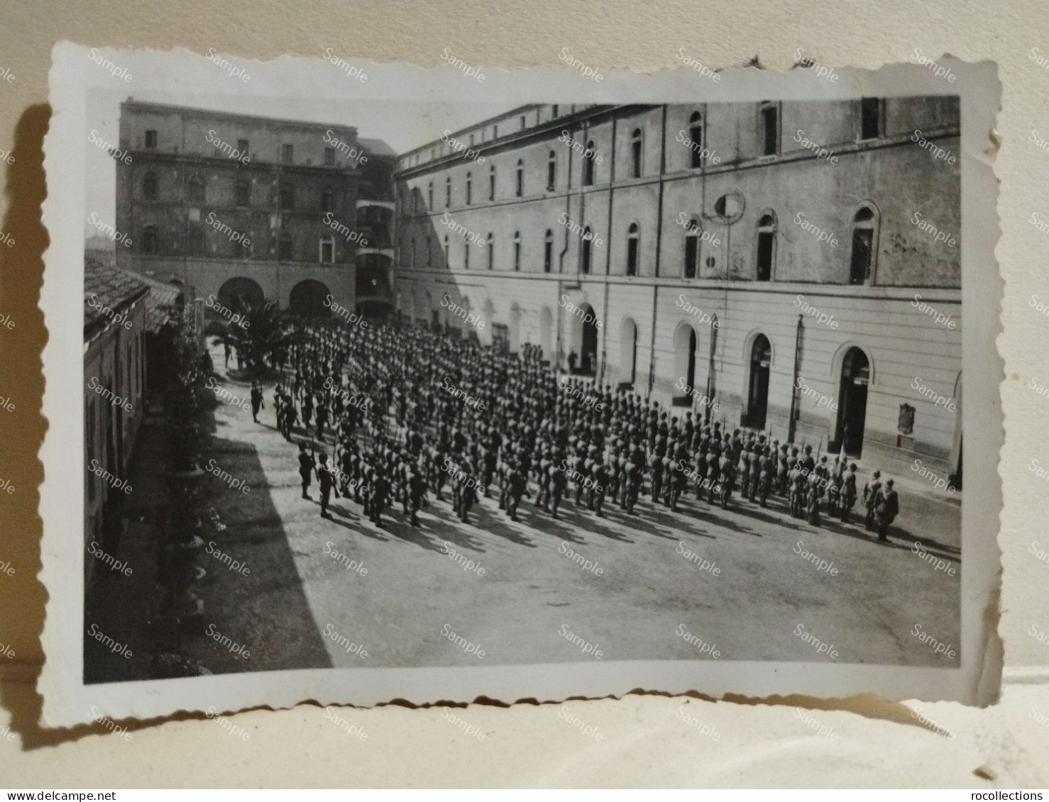 Italia Foto Militari. Caserma. Salerno 1934.  85x58 Mm. - Guerre, Militaire