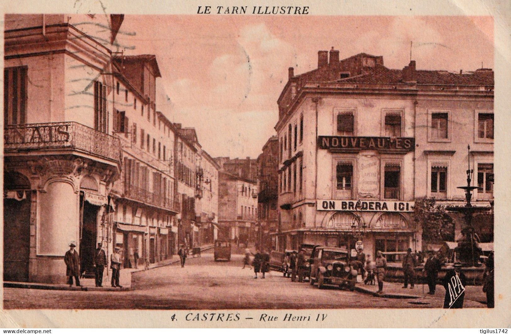 Castres Rue Henri IV Le Tarn Illustré - Castres