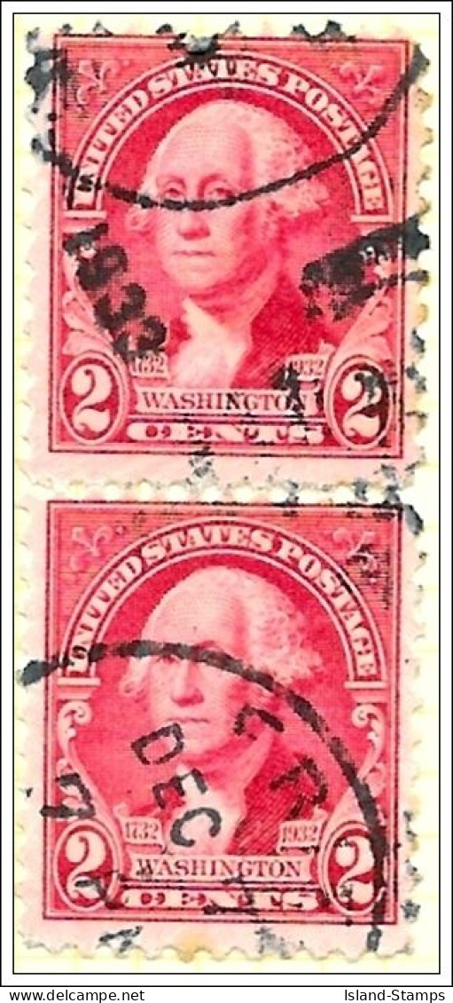 USA # 704-15 - 1932 Washington Bicentennials, Set Of 12 Stamps Used + Five Others Mint & Used - Used Stamps