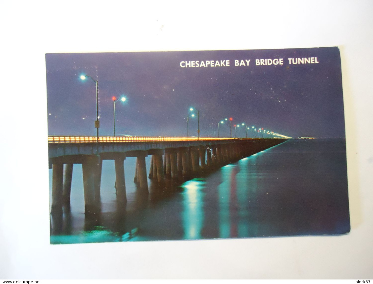 UNITED STATES   POSTCARDS  CHESAPEAKE BAY BRIDGES TUNNEL - Andere & Zonder Classificatie