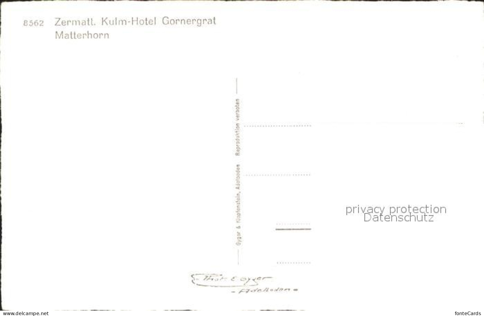 11761946 Zermatt VS Kulm-Hotel Gornergrat Matterhorn  - Other & Unclassified