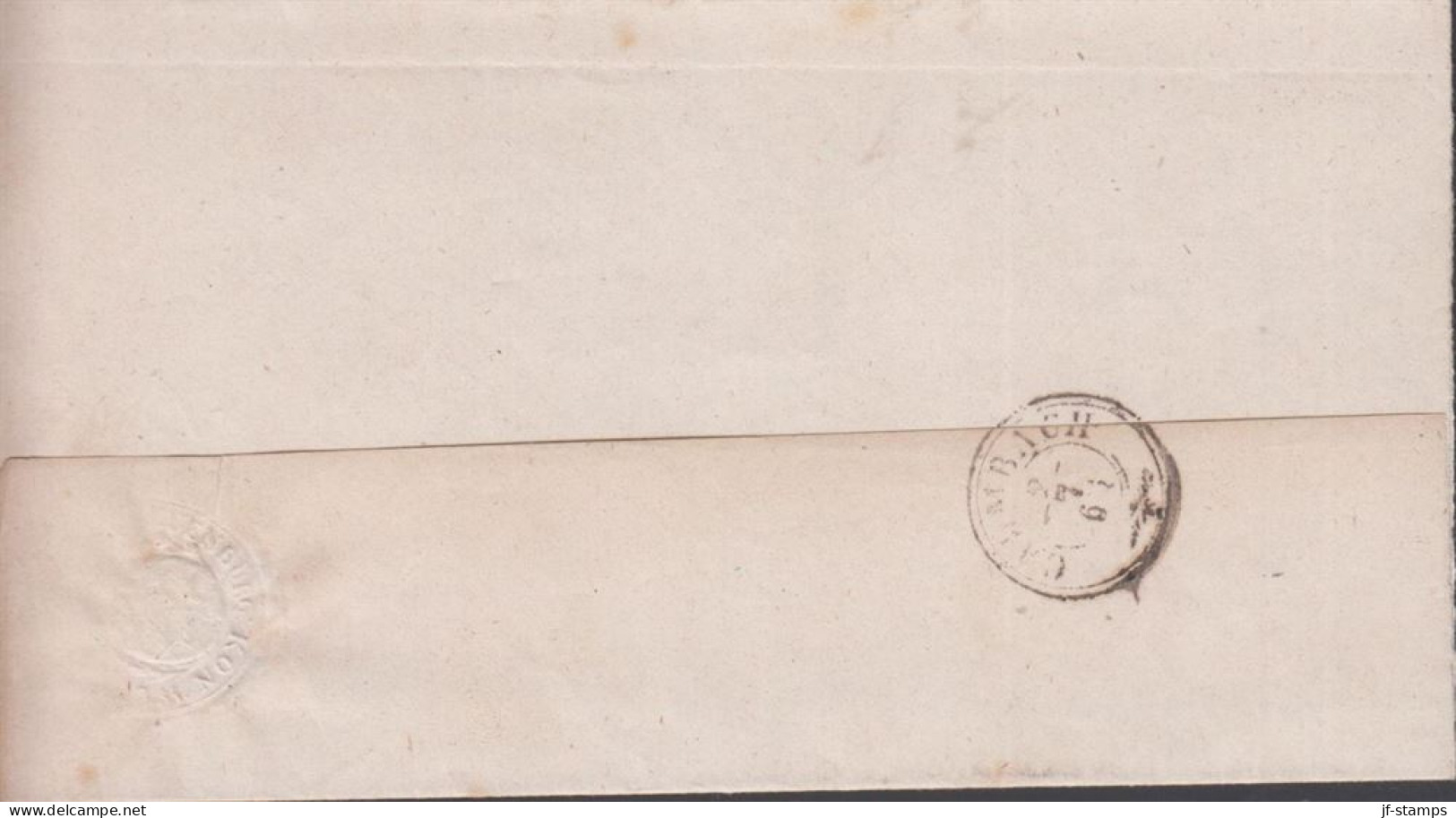 1863. DEUTSCHLAND. Very Interesting And Beautiful Cover Cancelled NEUENBURG 2 JUL 1863. Sender Cancel In G... - JF436619 - Vorphilatelie