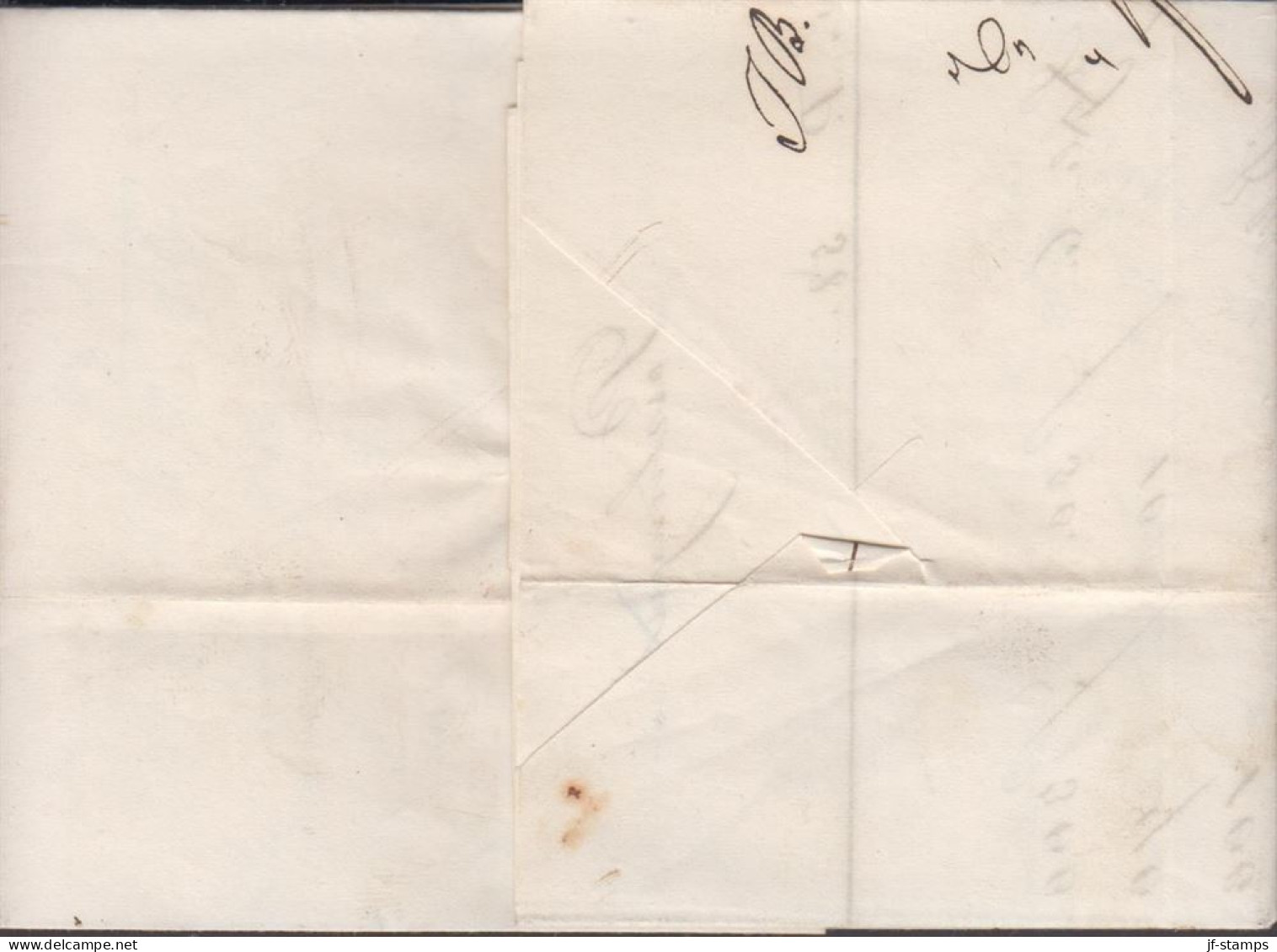 1848. DEUTSCHLAND. Fine Cover Used As Parcelcard (v. P. N 58) Cancelled PASSAU. Different Postal Markings.... - JF436623 - Prephilately