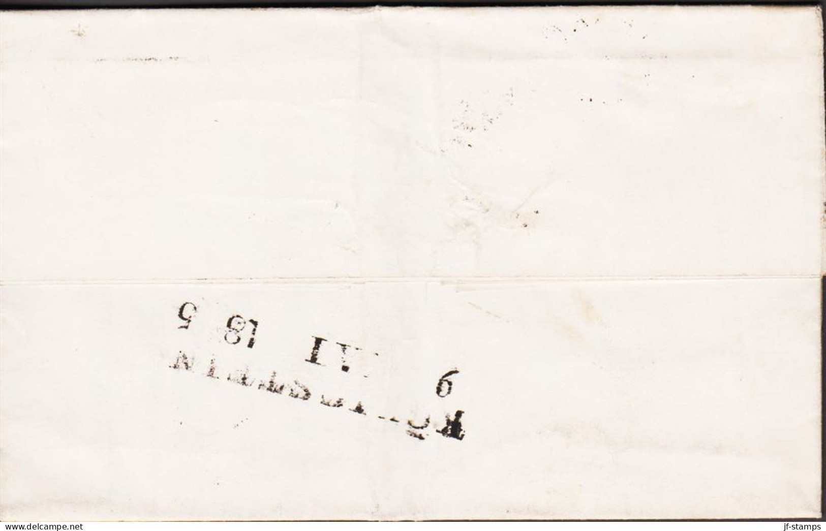 1845. DEUTSCHLAND. Interesting Cover To Epstein With Beautiful Postmark HANAU 8 5 1845 + Nachmittag. Hesse... - JF545736 - Prephilately