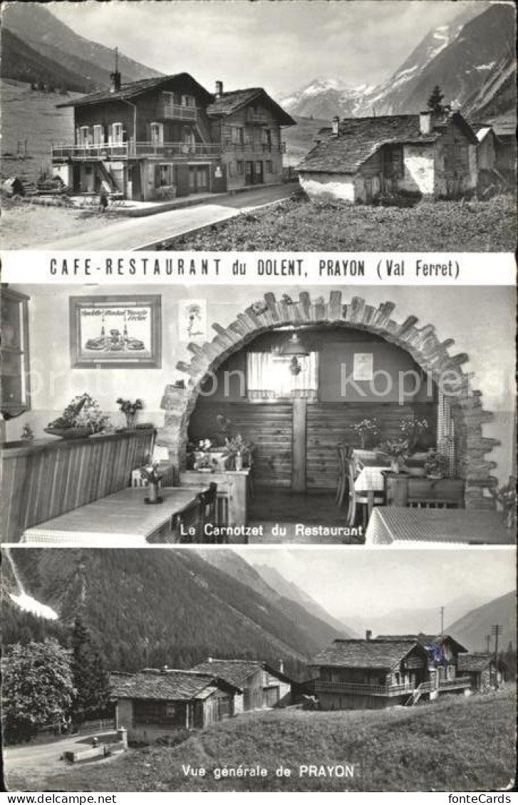 11761806 Val Ferret Cafe Restaurant Du Dolent Prayon Le Carnotzet Du Restaurant  - Sonstige & Ohne Zuordnung