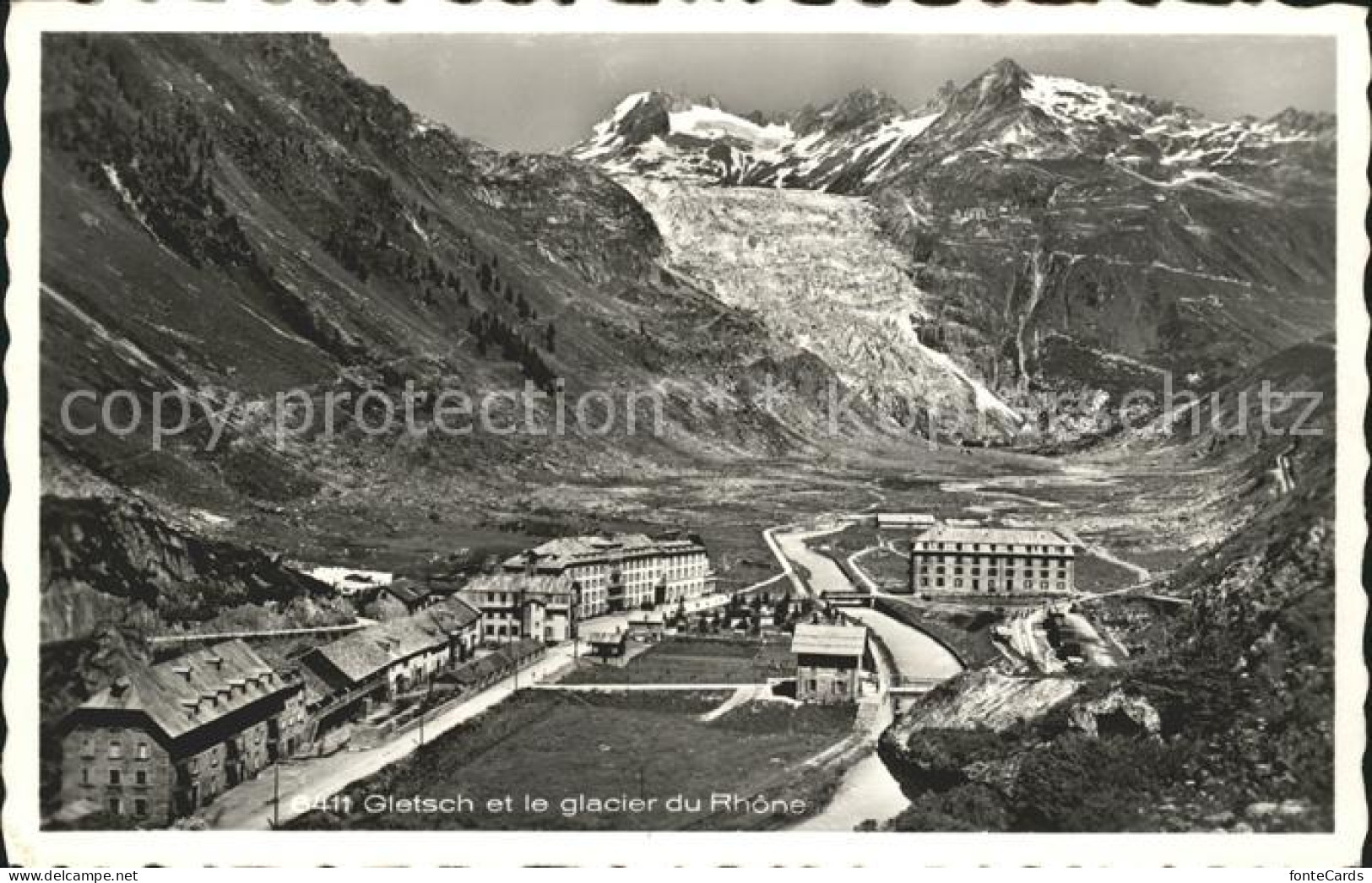 11761756 Gletsch Ortsansicht Rhone Rhone - Autres & Non Classés