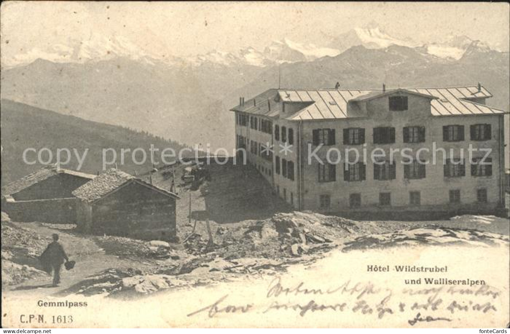 11761726 Gemmipass Wallis Hotel Wildstrubel Walliseralpen Gemmipass  Wallis - Sonstige & Ohne Zuordnung