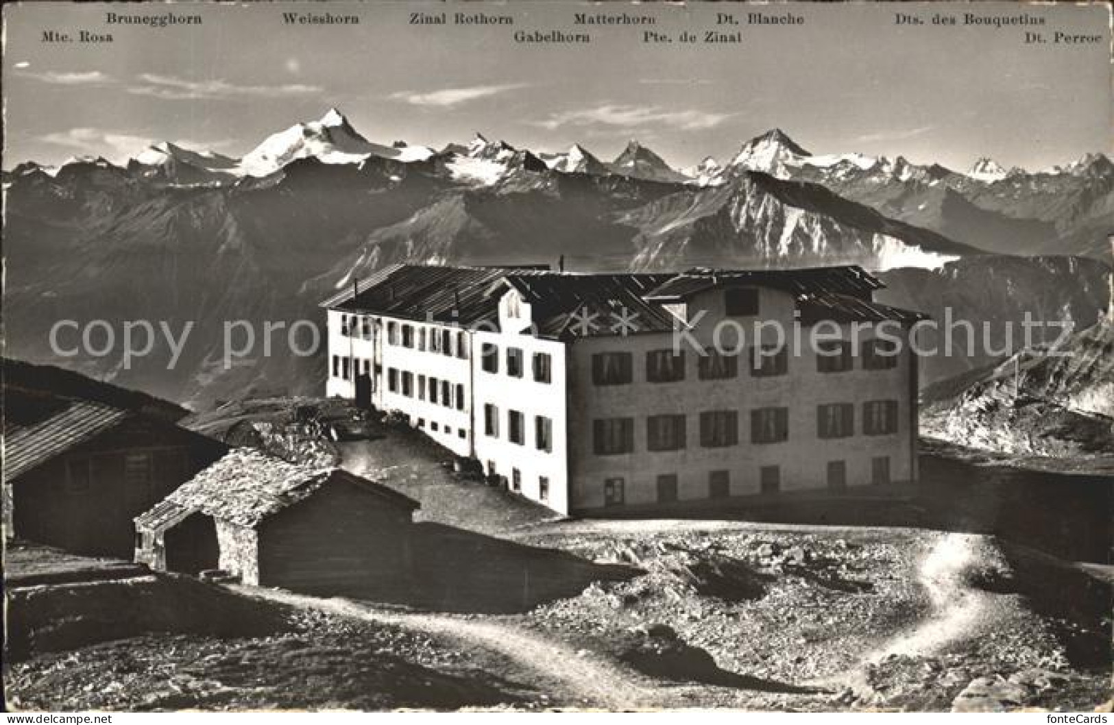 11761716 Gemmipass Wallis Hotel Wildstrubel Leukerbad Kandersteg Matterhorn Gabe - Andere & Zonder Classificatie