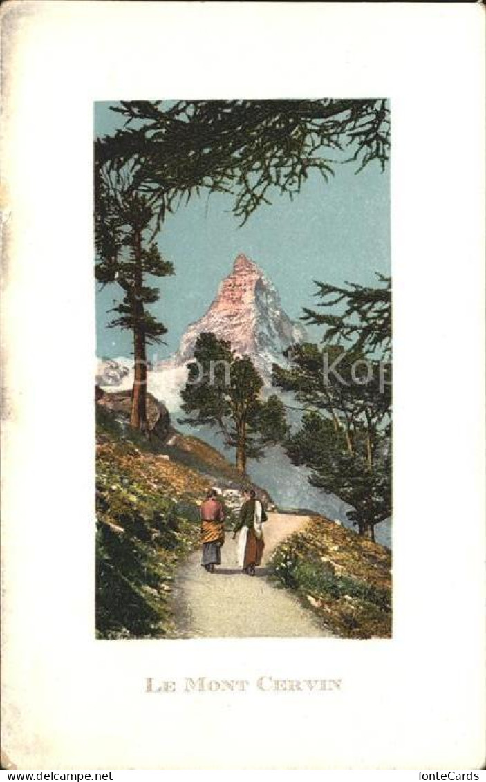 11761707 Mont Cervin Waldweg Frauen Matterhorn - Autres & Non Classés