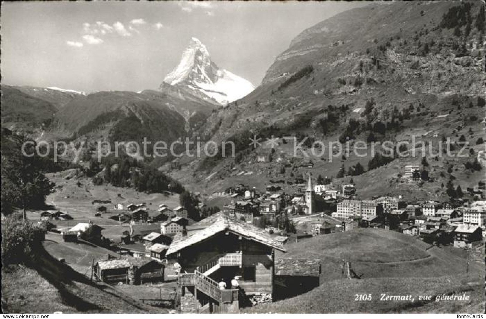 11761656 Zermatt VS Panoramakarte  - Autres & Non Classés