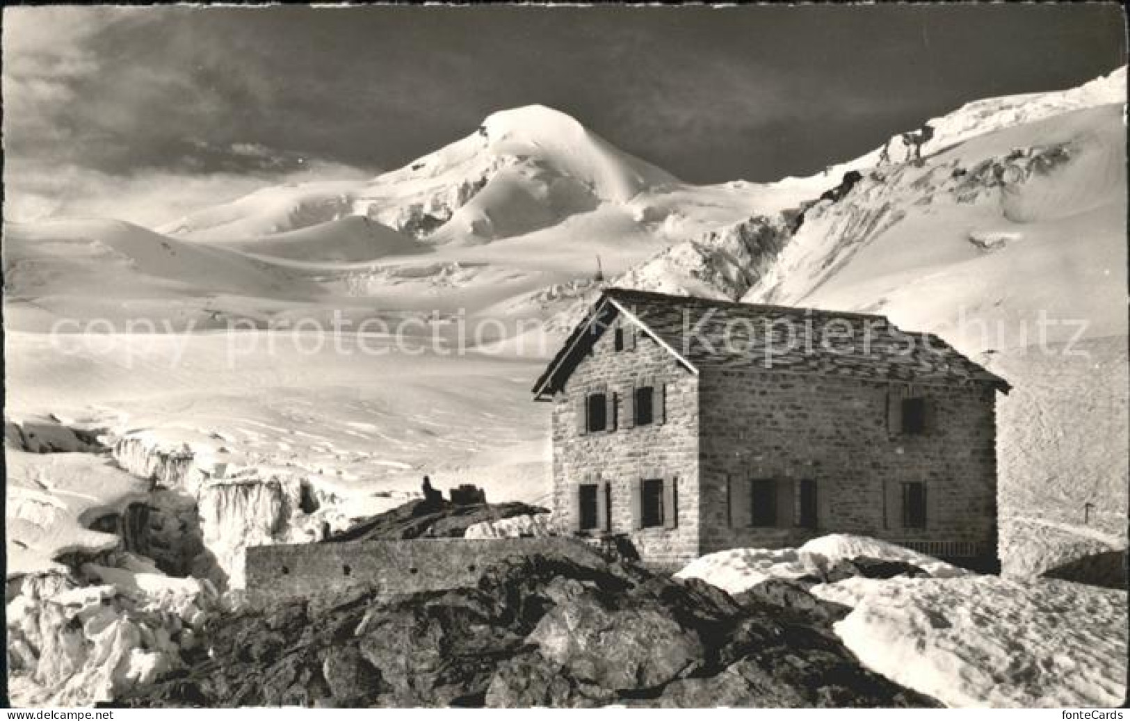 11761646 Saas-Fee Berghaus Langefluh Allalinhorn Feegletscher Saas-Fee - Andere & Zonder Classificatie