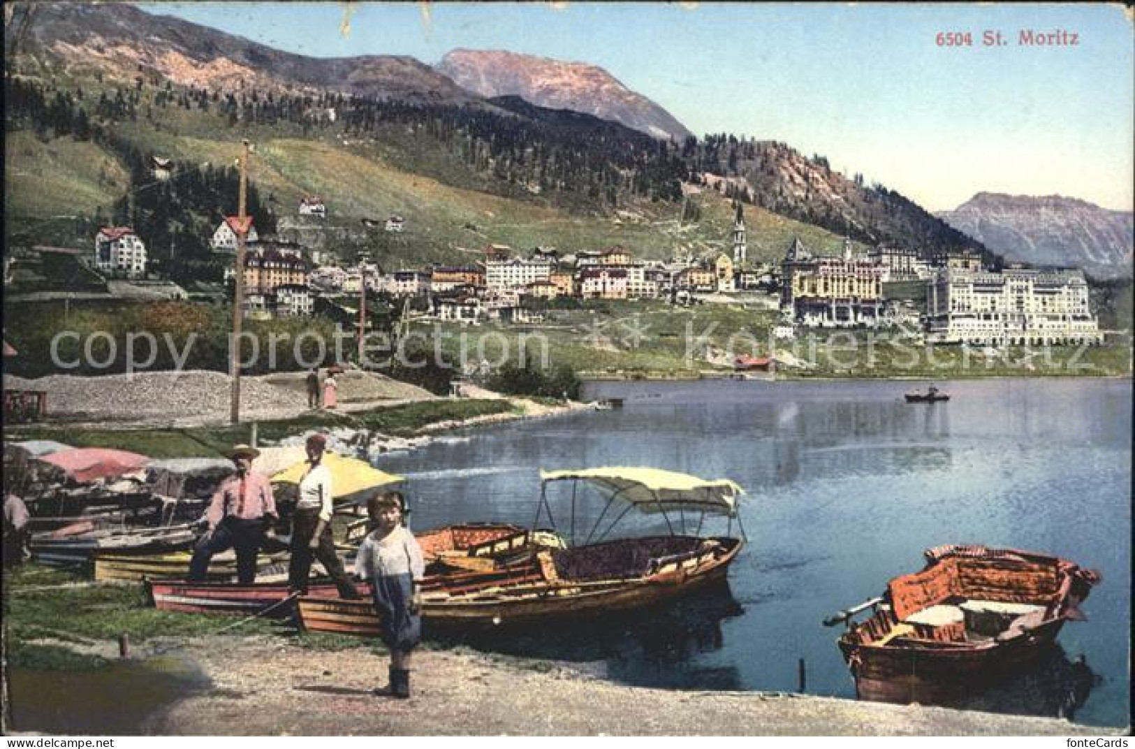 11759087 St Moritz GR See Boote St Moritz GR - Sonstige & Ohne Zuordnung