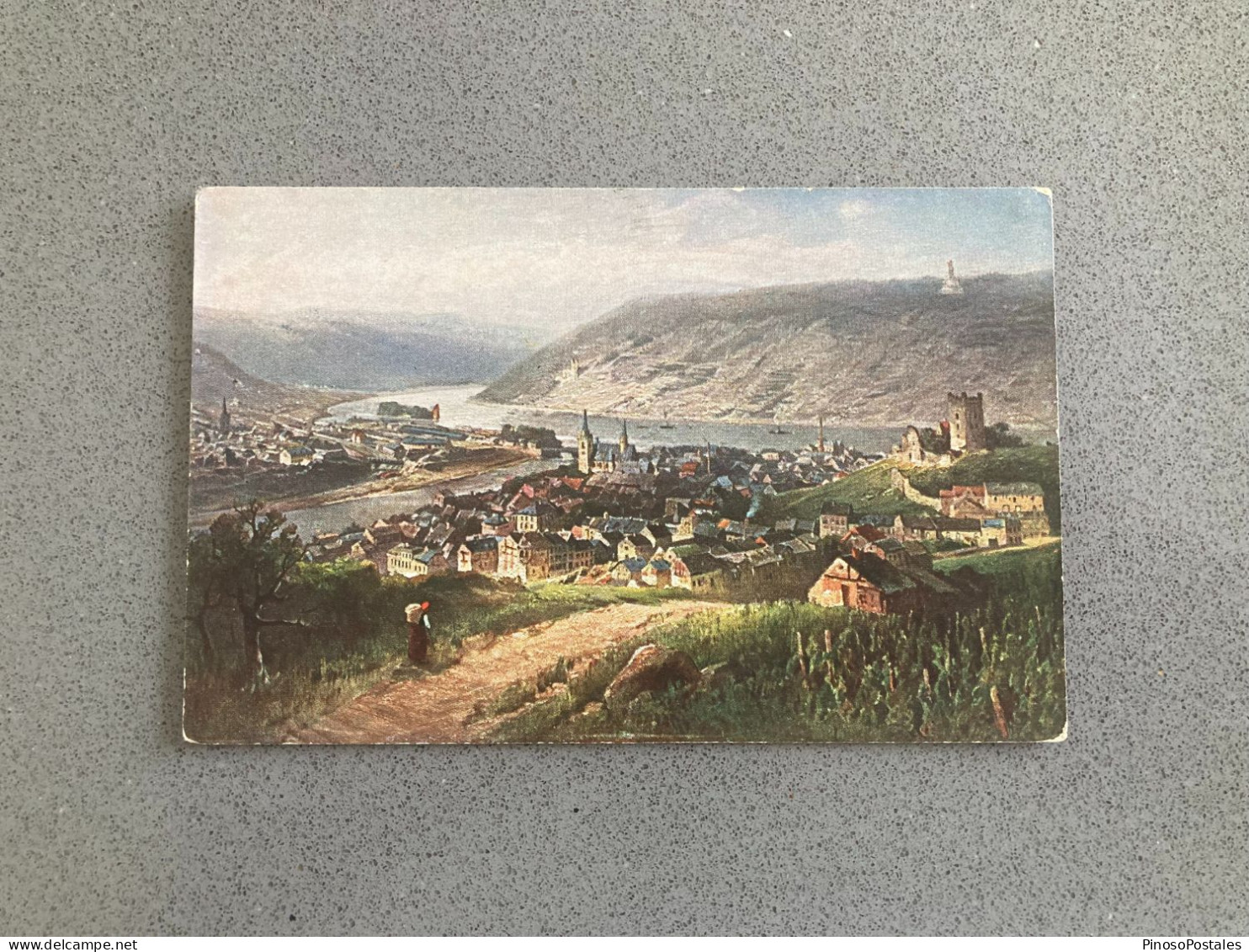 Bingen Das Lustigste Stadtchen Am Ganzen Rhein Carte Postale Postcard - Bingen