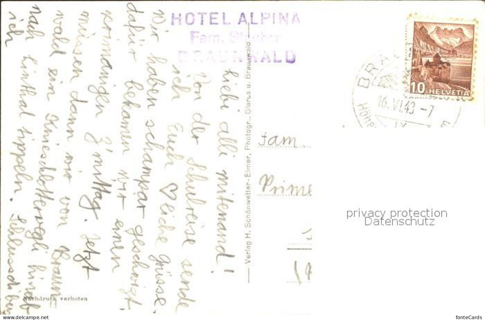 11759037 Oberblegisee Hotel Alpina Braunwald Oberblegisee - Other & Unclassified