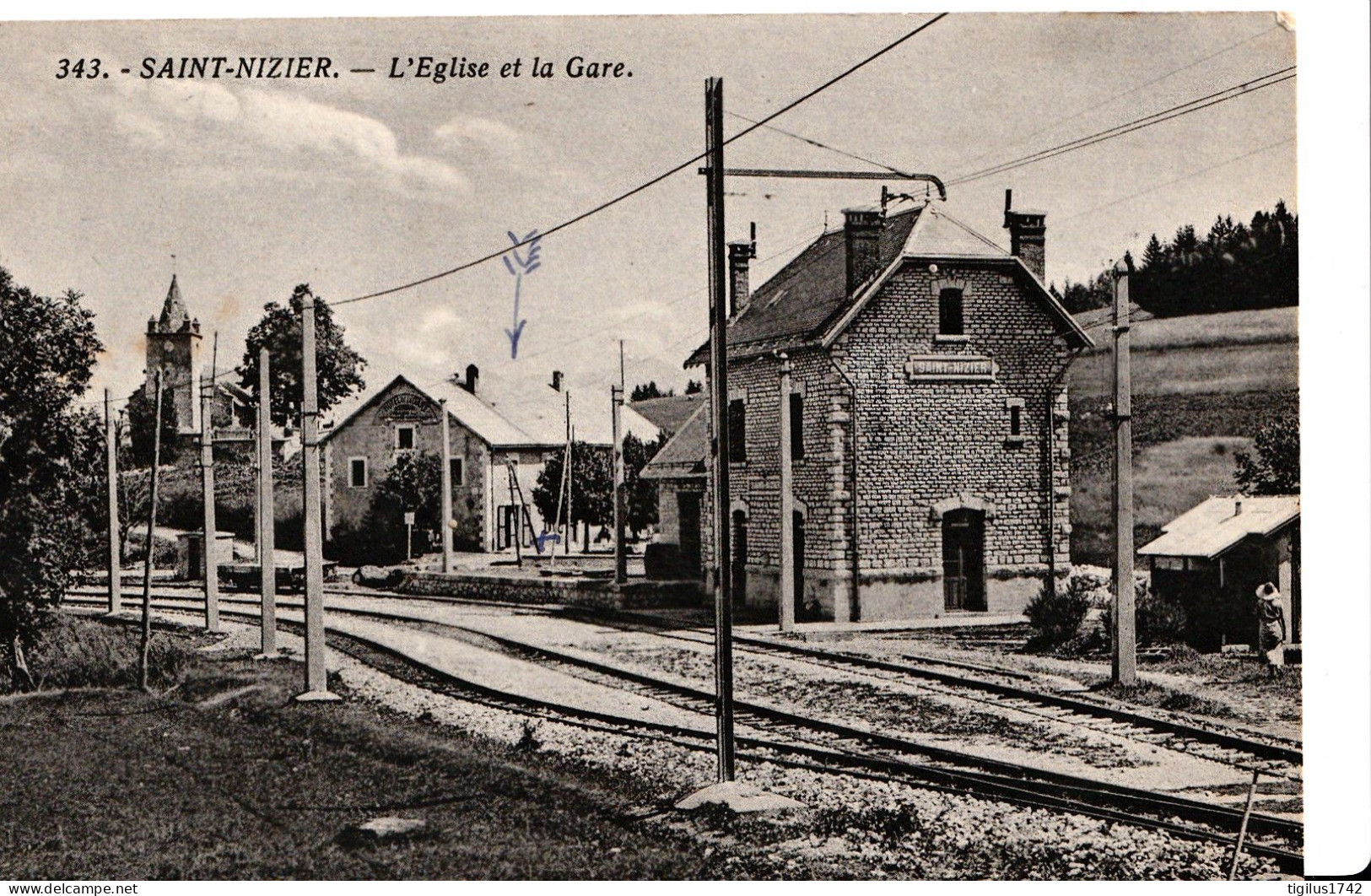 Saint Nizier L’église Et La Gare - Andere & Zonder Classificatie