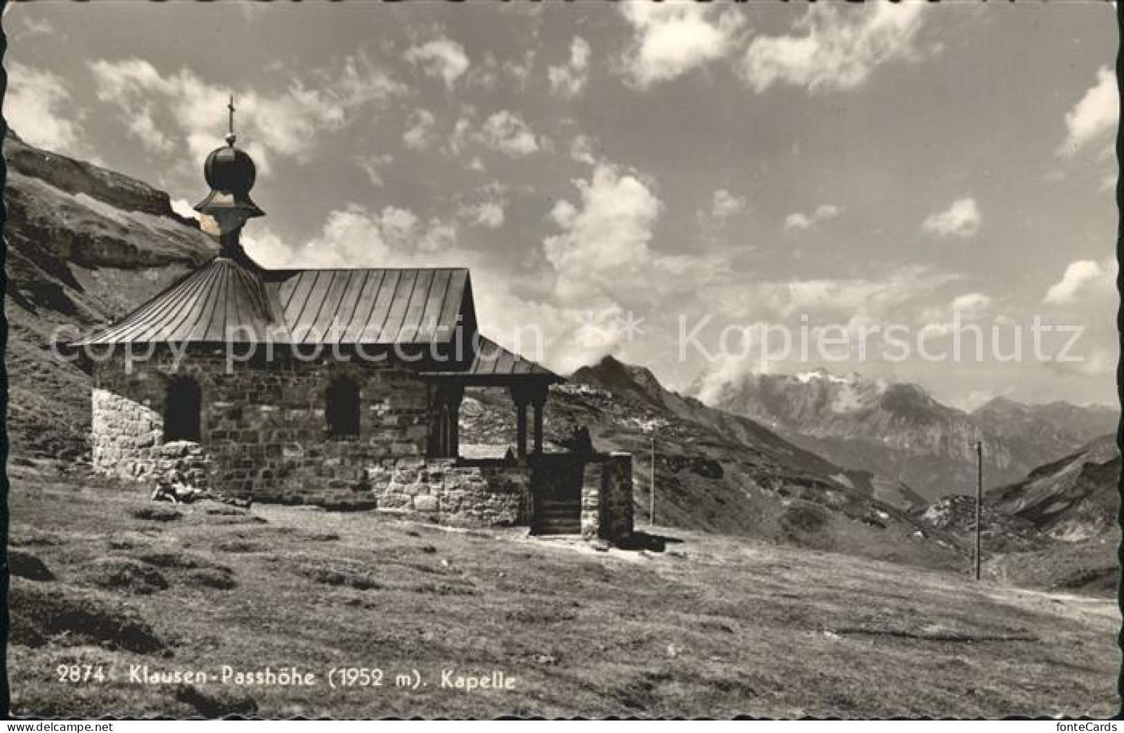 11758987 Klausenpass Passhoehe Mit Kapelle Klausenpass - Sonstige & Ohne Zuordnung