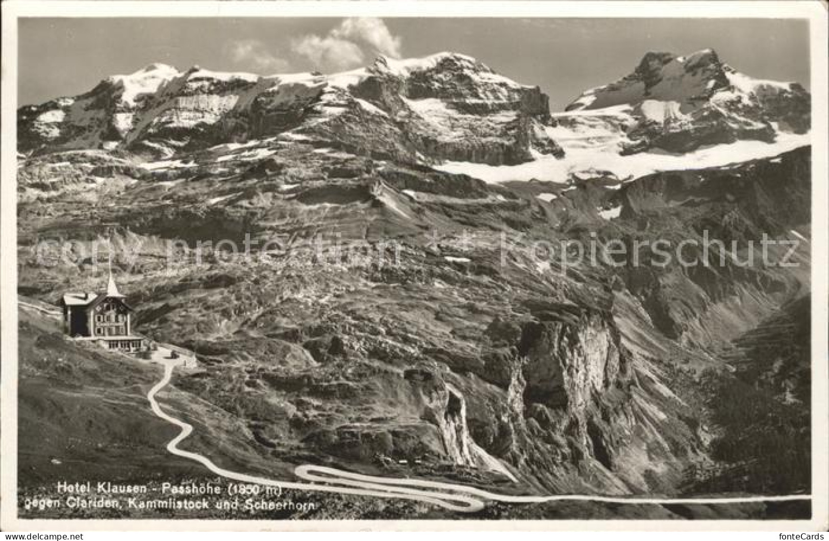 11758976 Klausenpass Hotel Klausen Clariden Scheerhorn Klausenpass - Sonstige & Ohne Zuordnung