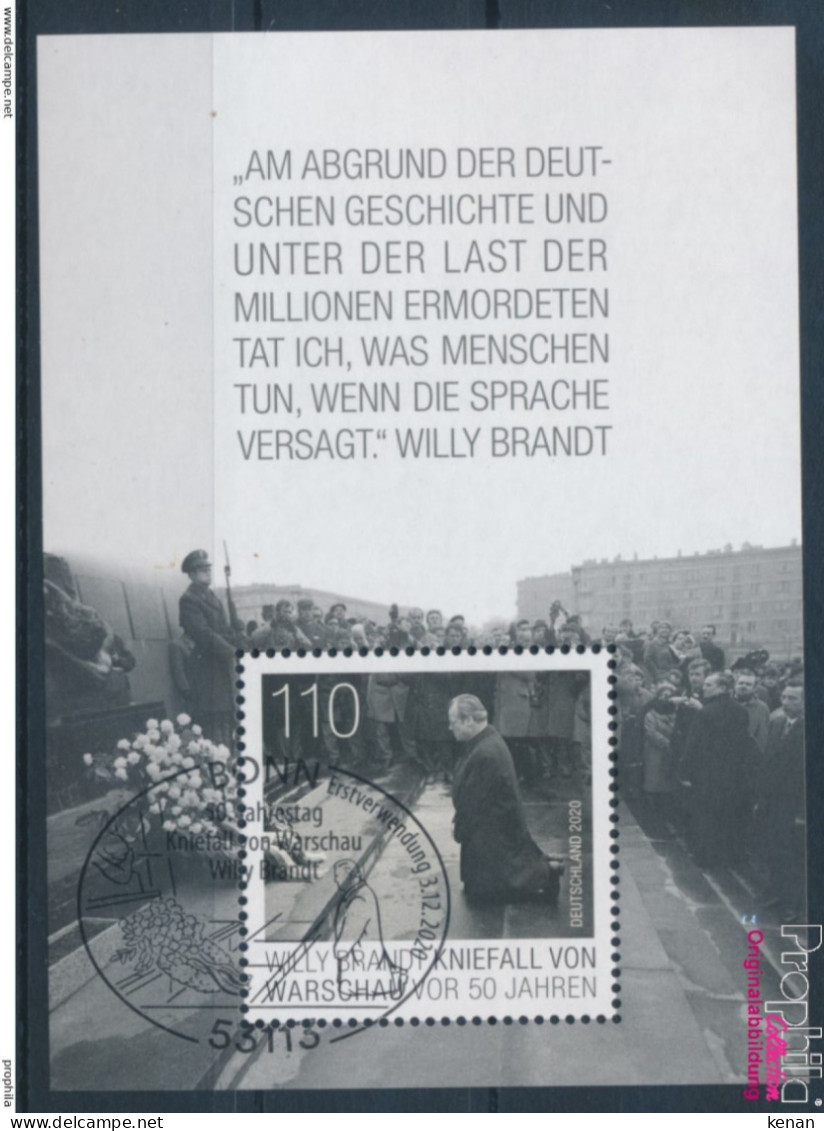 Germany, 2020, Mi: Block 87 (Cancelled) - Ongebruikt