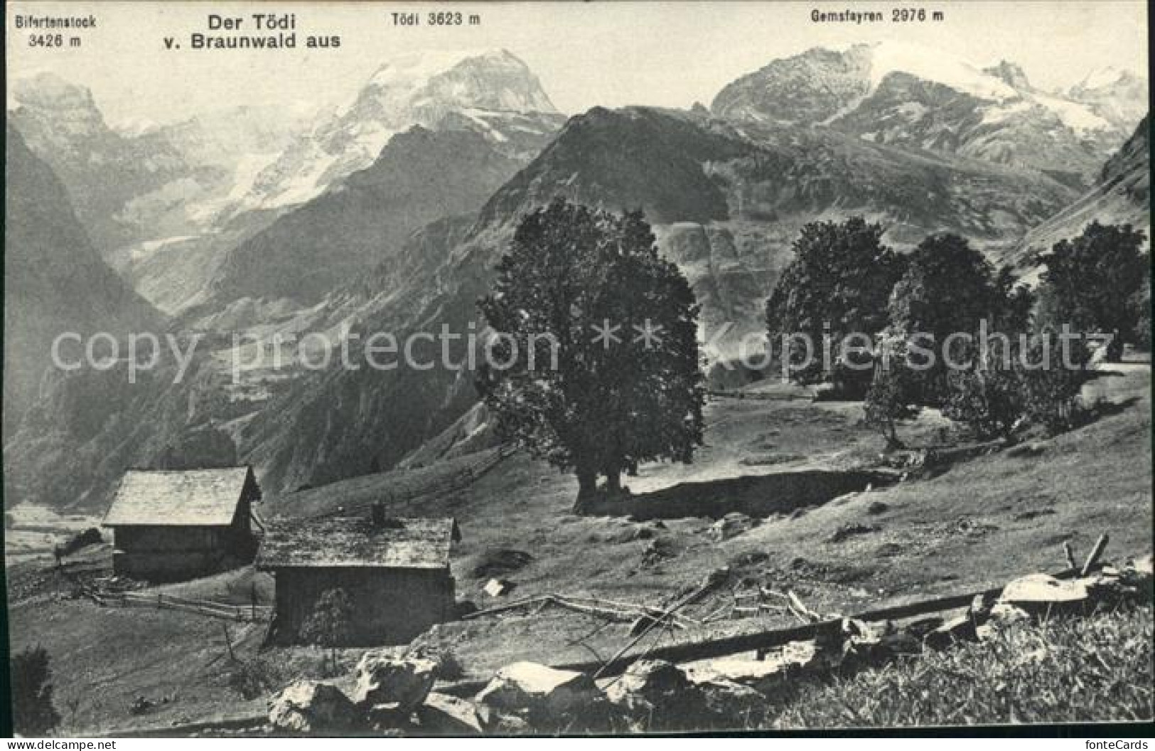 11758966 Braunwald GL Hotel Niederschlacht Alp Toedi Braunwald - Sonstige & Ohne Zuordnung