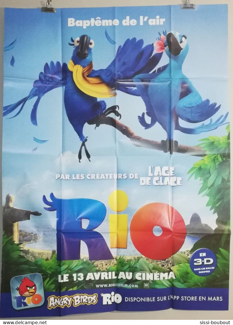 Affiche Originale De Cinéma "Rio - Baptème De L'air" De 2011 - Affiches & Posters