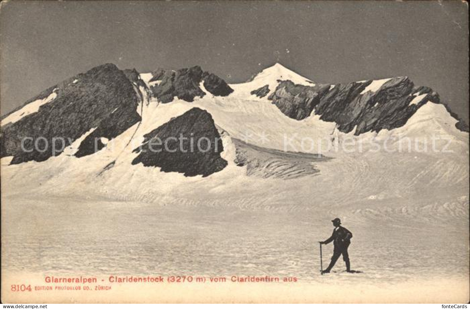 11758806 Linthal Glarus Claridenstock Vom Claridenfirn Aus Gesehen Linthal - Autres & Non Classés