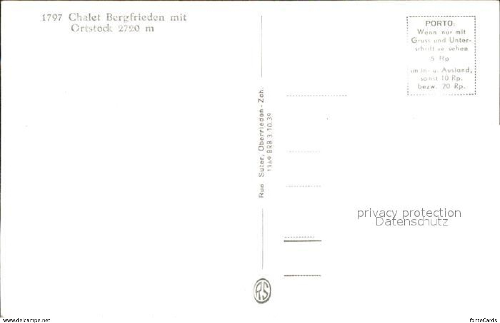 11758796 Ortstock Chalet Bergfrieden Ortstock - Autres & Non Classés