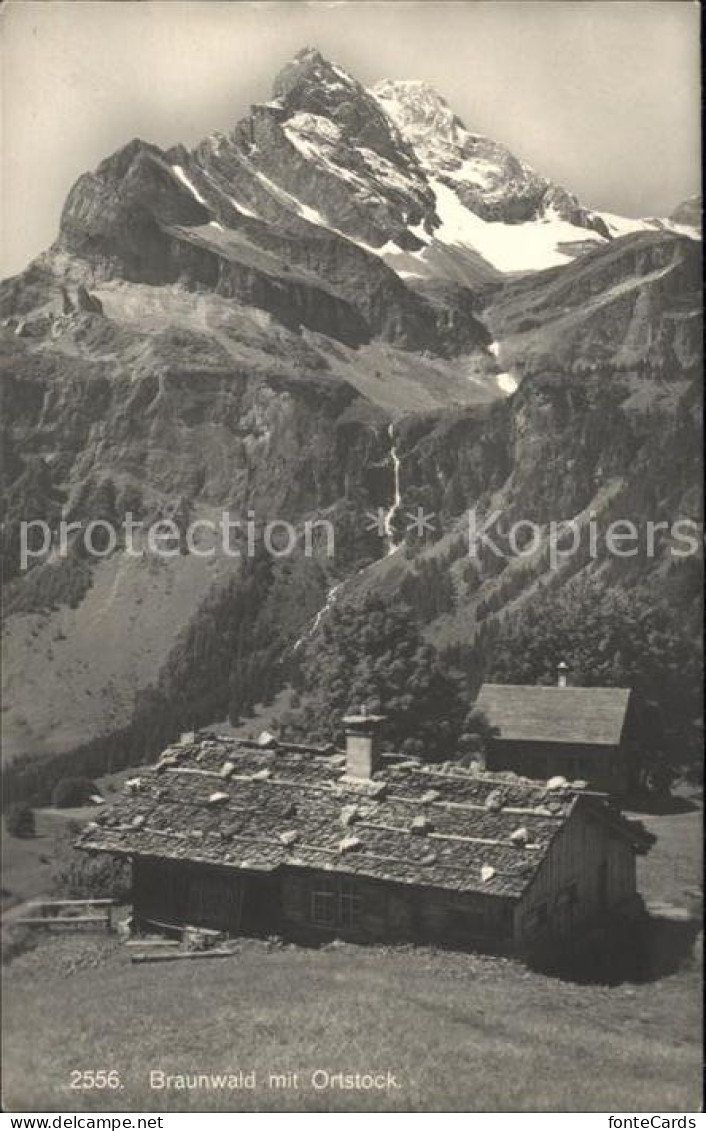 11758727 Braunwald GL Mit Ortstock Braunwald - Other & Unclassified