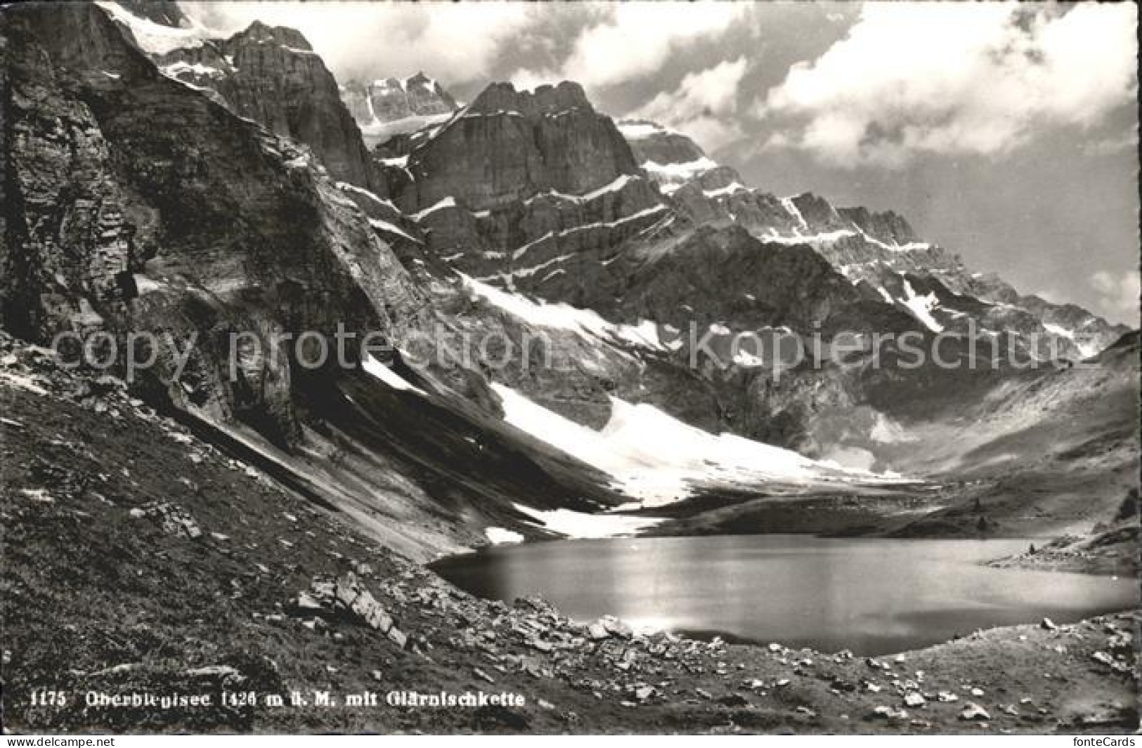 11758617 Oberblegisee Mit Glaernischkette Luchsingen - Autres & Non Classés