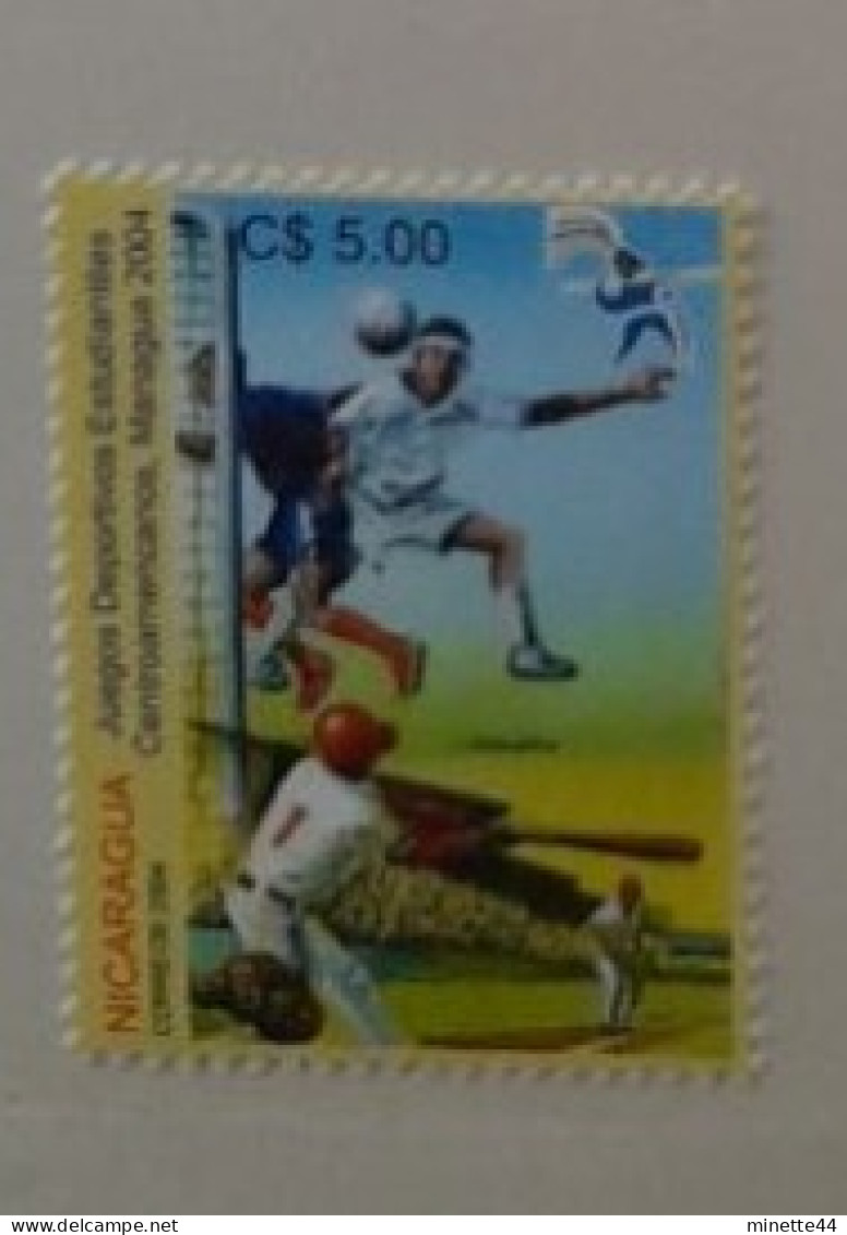 NICARAGUA 2004  MNH** FOOTBALL FUSSBALL SOCCER CALCIO VOETBAL FUTBOL FUTEBOL FOOT FOTBAL - Unused Stamps
