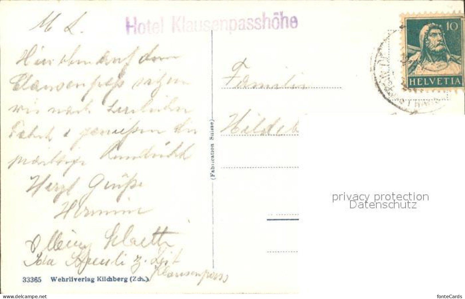 11758567 Klausenpass Hotel Passhoehe Klausenpass - Sonstige & Ohne Zuordnung