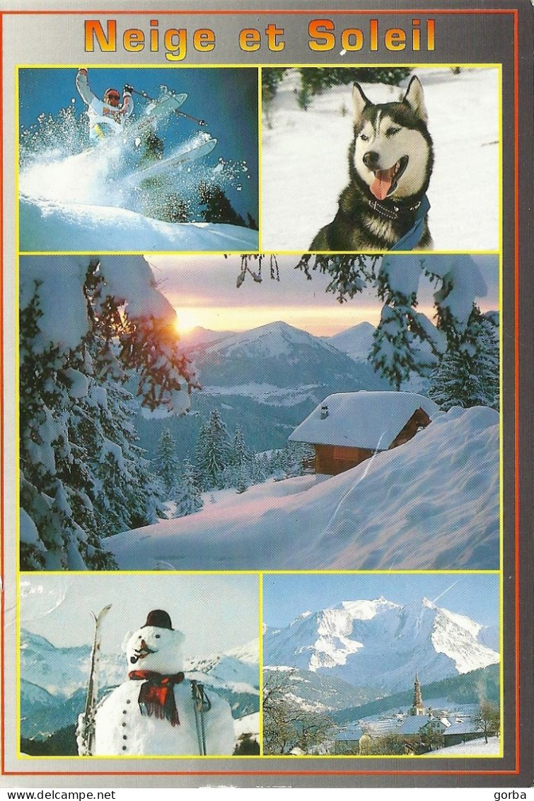 *CPM - 73 - SAVOIE - Neige Et Soleil - Multivue - Other & Unclassified