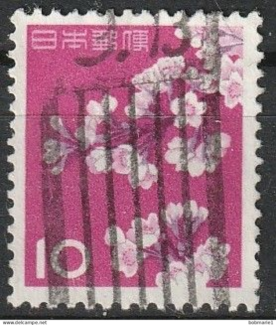 Timbre Oblitéré Japon, Cerisier Du Japon 1961 N° 677 - Gebraucht
