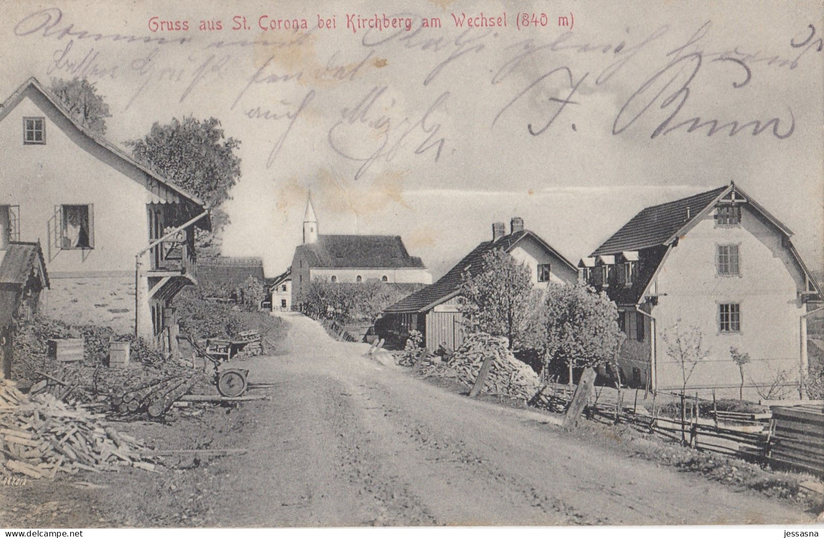 AK - St. Corona Bei Kirchberg Am Wechsel - Alte Ortsansicht - 1910 - Wechsel