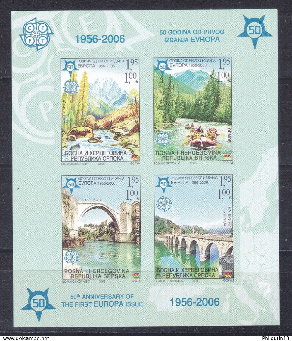 Bosnie Herzégovine ( République De Serbie ) Bloc Feuillet N° 13 ** / MNH Non Dentelé - Bosnie-Herzegovine