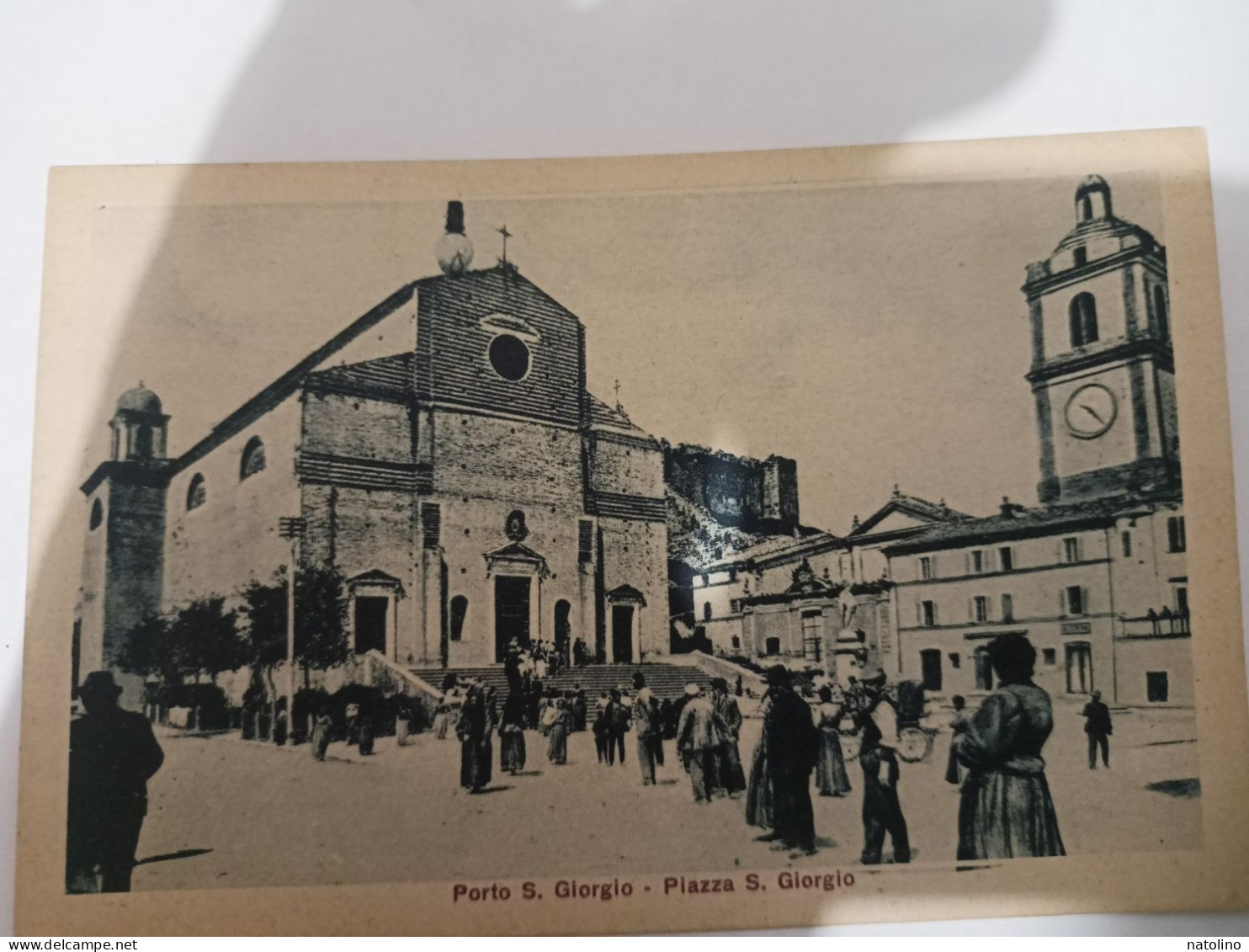 Fp VG Porto S. Giorgio Piazza San Giorgio Animatissima Rarità - Ascoli Piceno