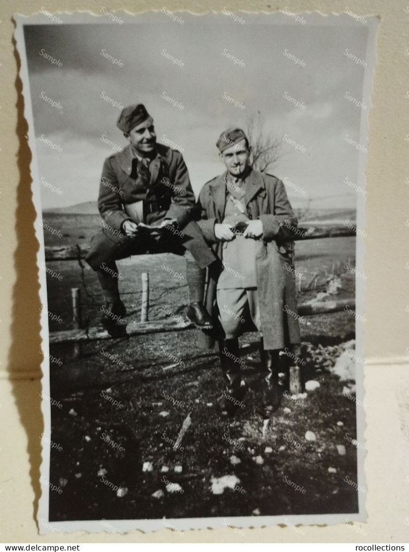 Italia Foto Excelsior Trieste. Da Identificare. Militari.  85x55 Mm. - Guerre, Militaire