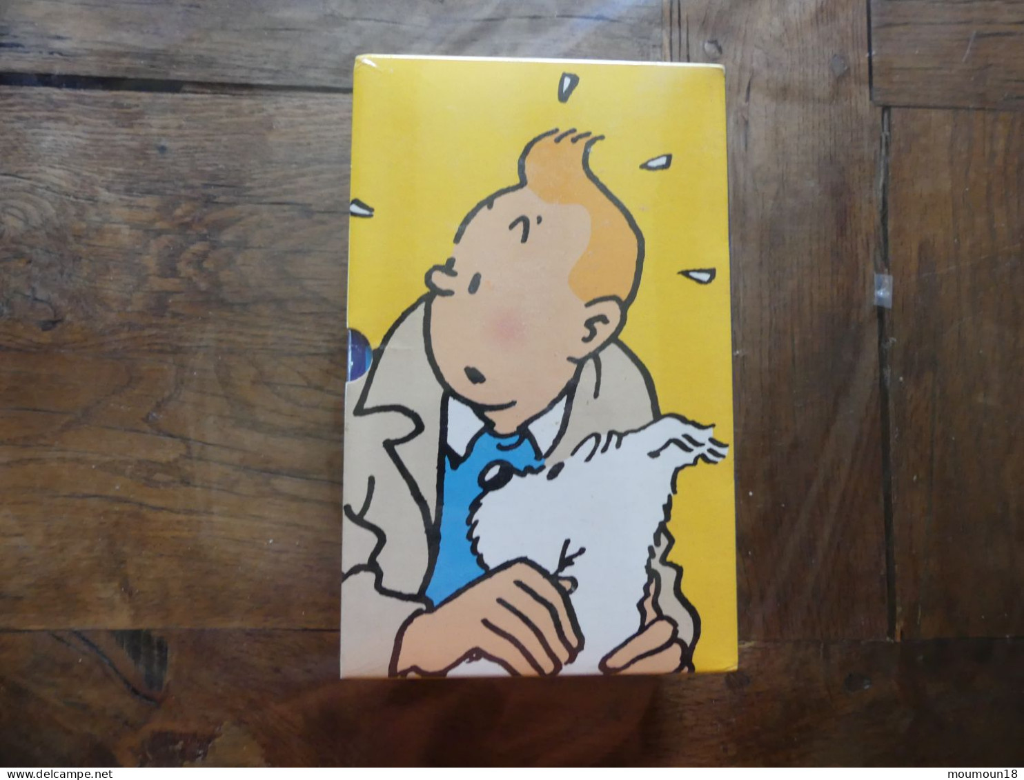 Lot 3 coffrets de 3 video-cassettes VHS Secam Tintin neuves sous blister 18 titres Hergé CITEL Ellipse Programme