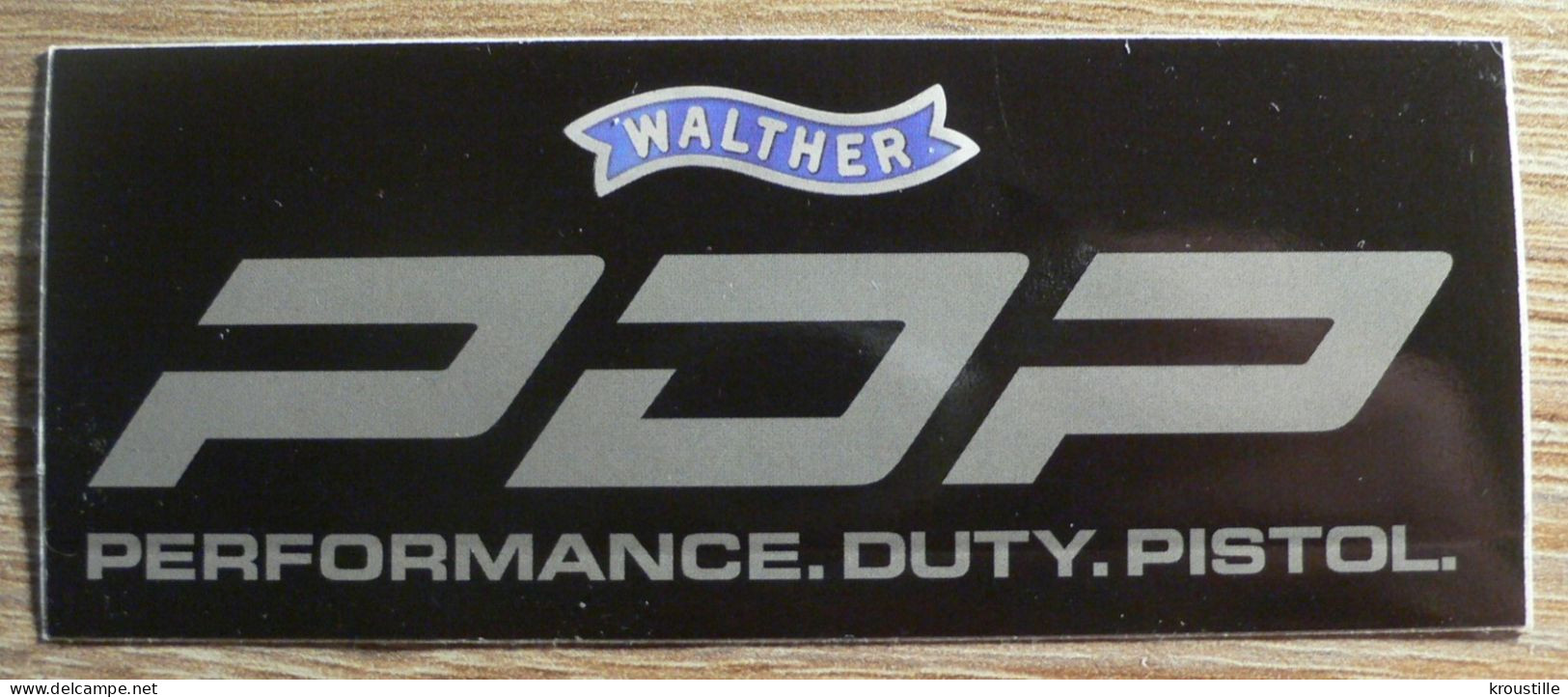 AUTOCOLLANT PDP WALTHER - THEME ARME - Stickers