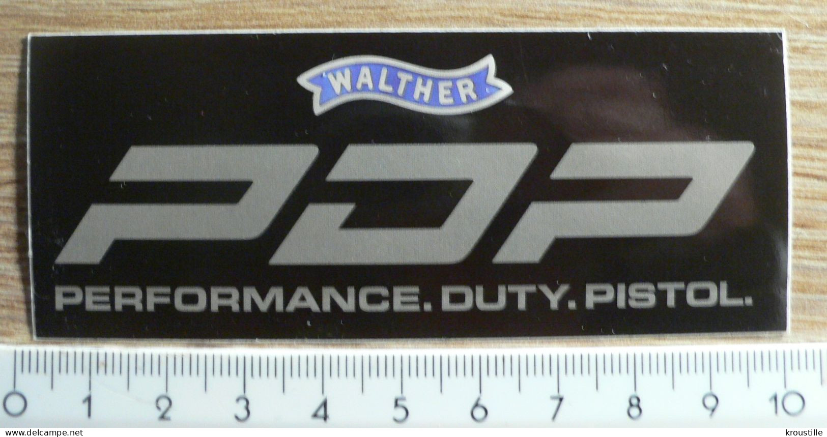 AUTOCOLLANT PDP WALTHER - THEME ARME - Stickers