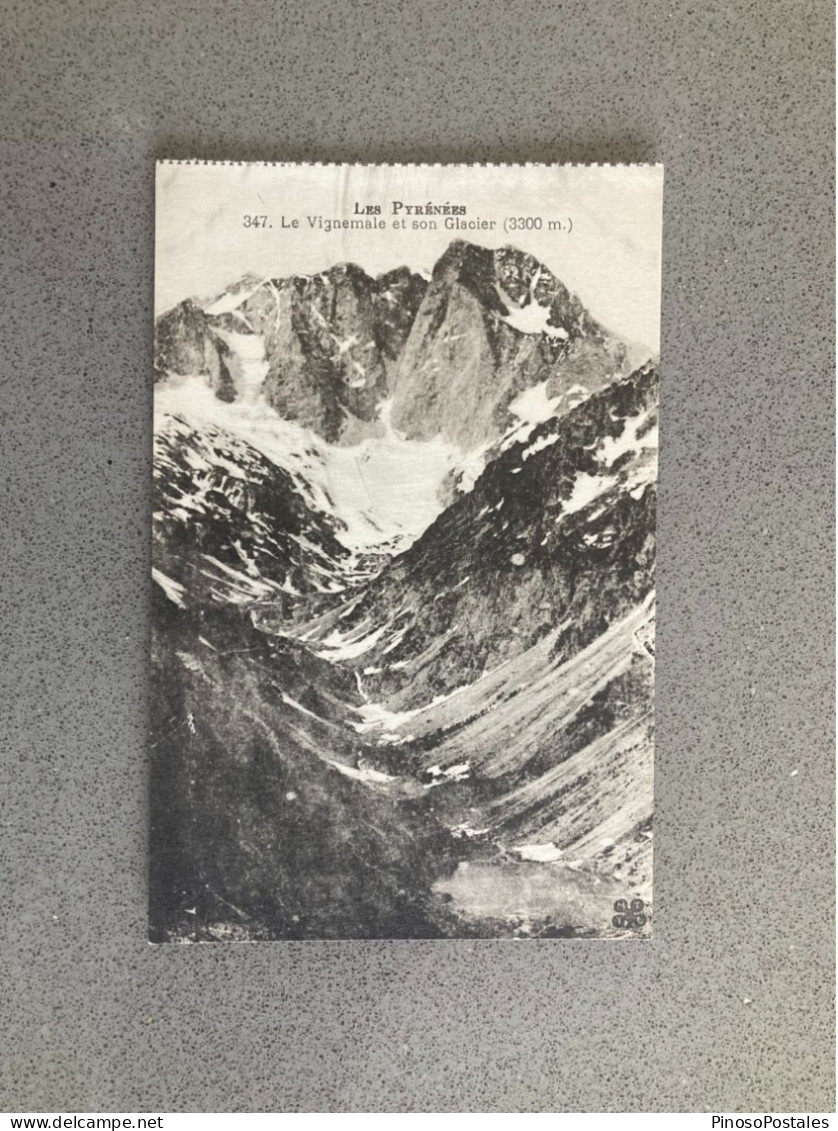 Les Pyrenees - Le Vignemale Et Son Glacier Carte Postale Postcard - Otros & Sin Clasificación