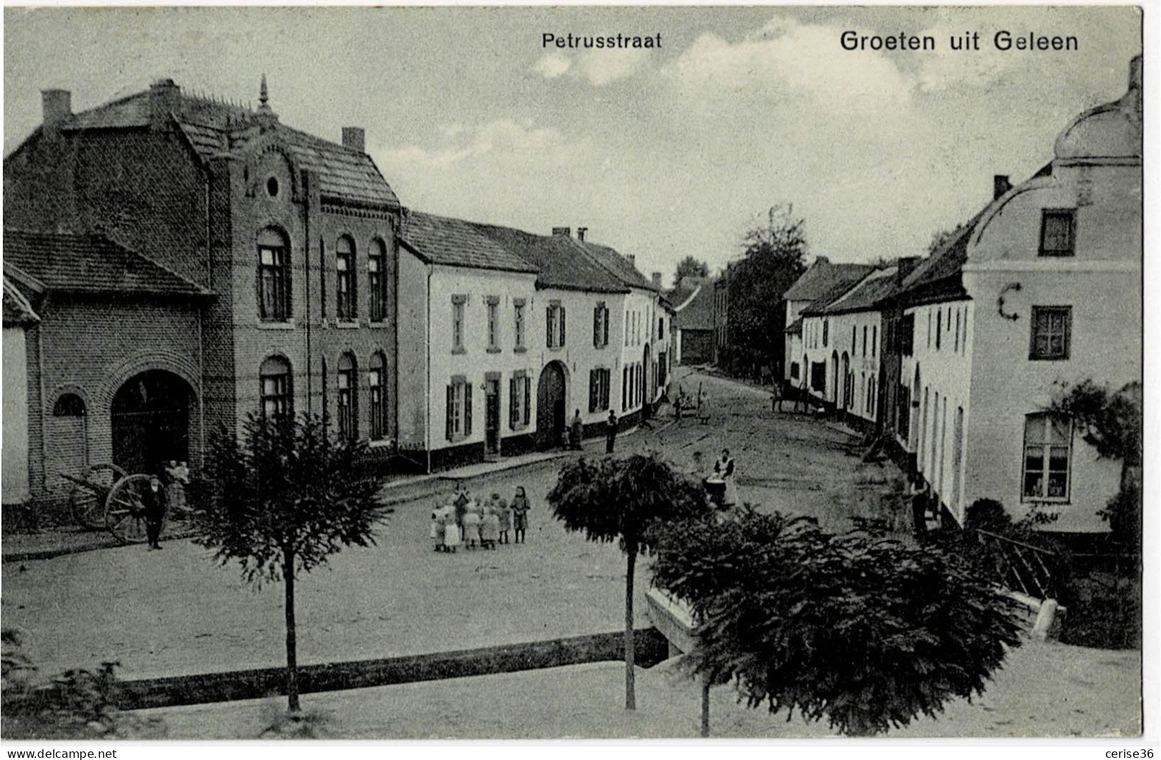 Groeten Uit Geleen Petrusstraat Circulée En 1913 - Sonstige & Ohne Zuordnung