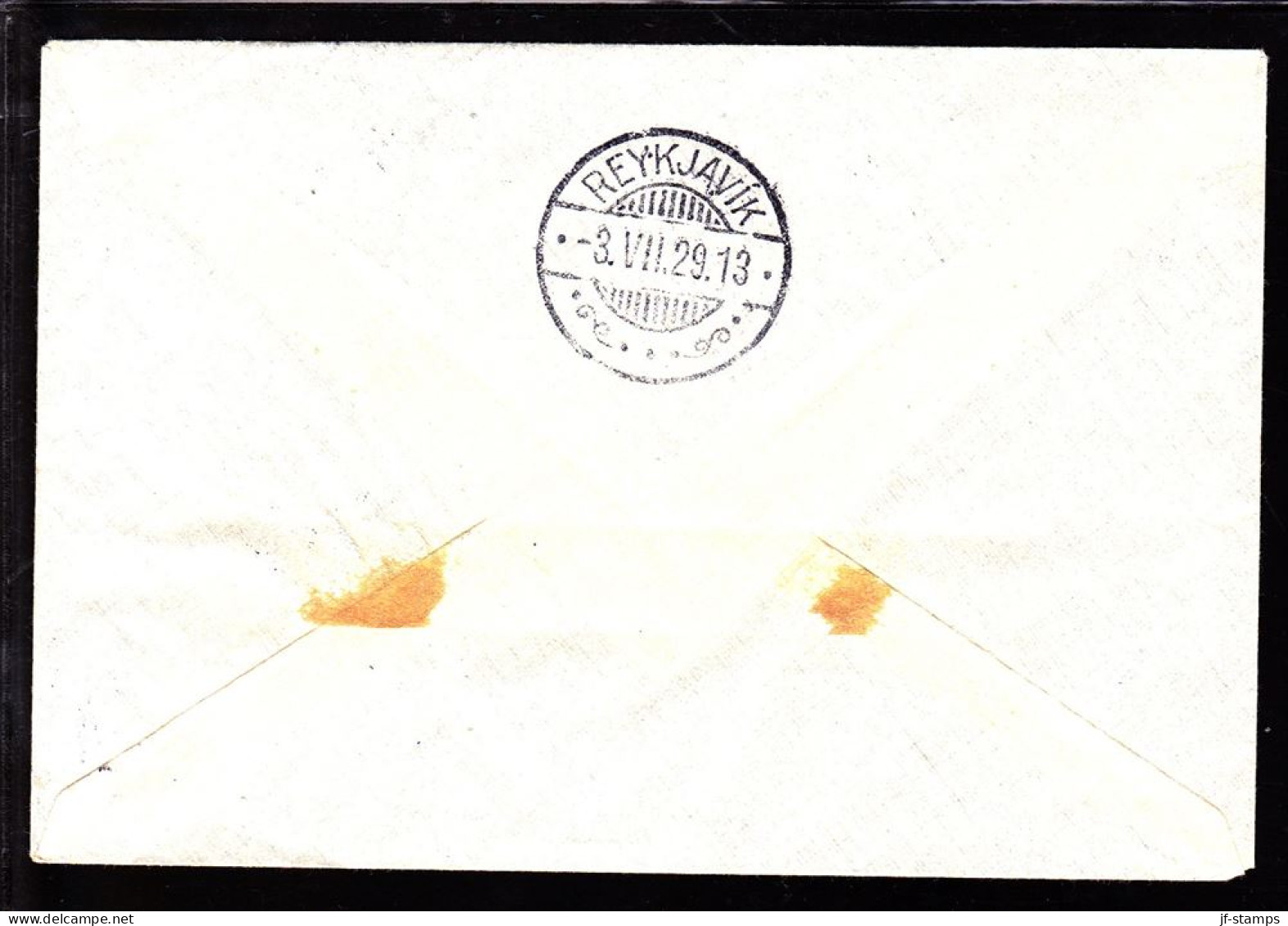 1929. Air Mail. 30 Aur On 50 Aur And 5 Aur/16 Aur + 20 Aur/40 Aur Christian IX, Luftpost 10 ... (Michel 112+) - JF103814 - Lettres & Documents