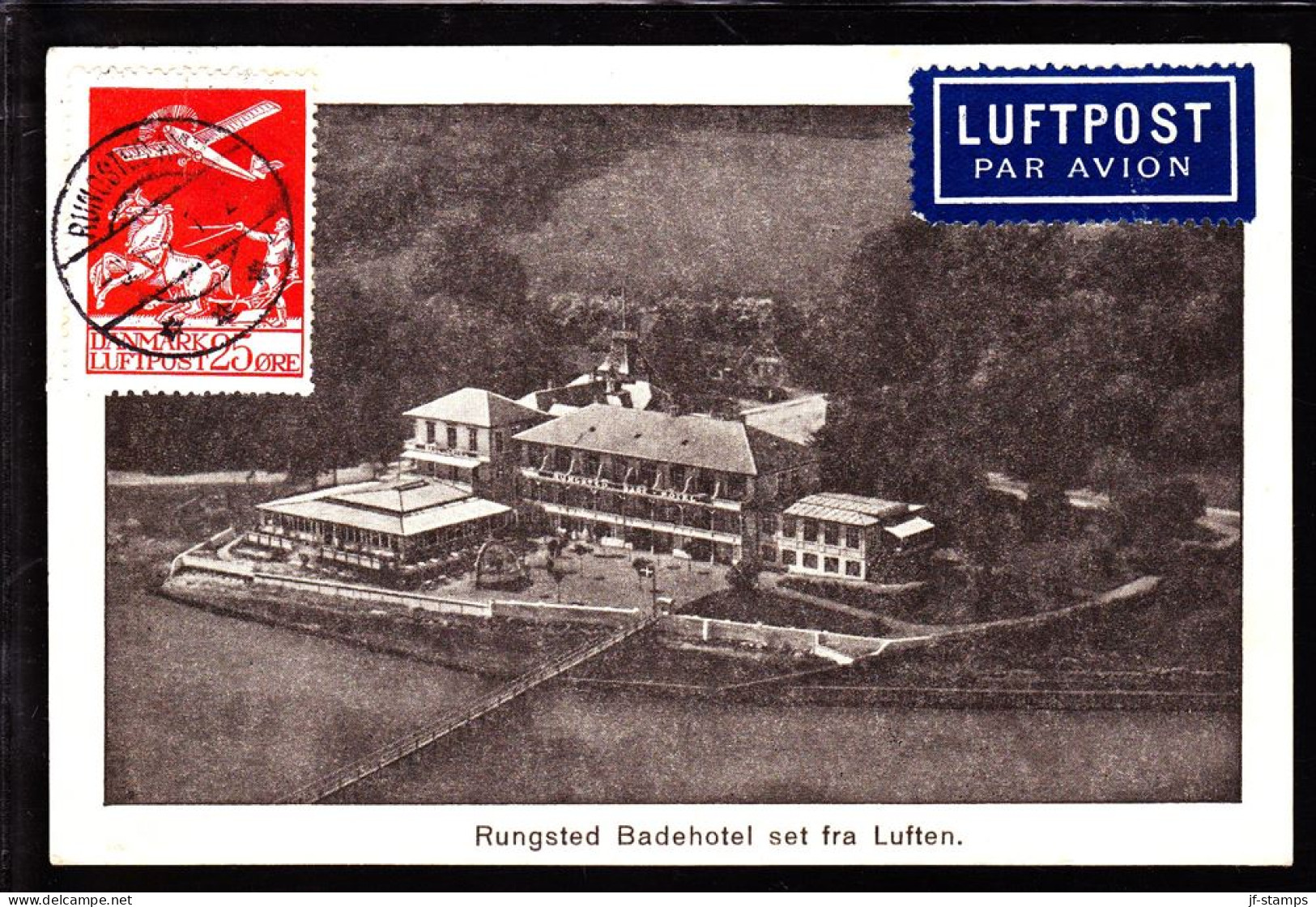 1930. Air Mail. 25 øre Red RUNGSTED KYST. Belgium. (Michel 145) - JF103864 - Posta Aerea