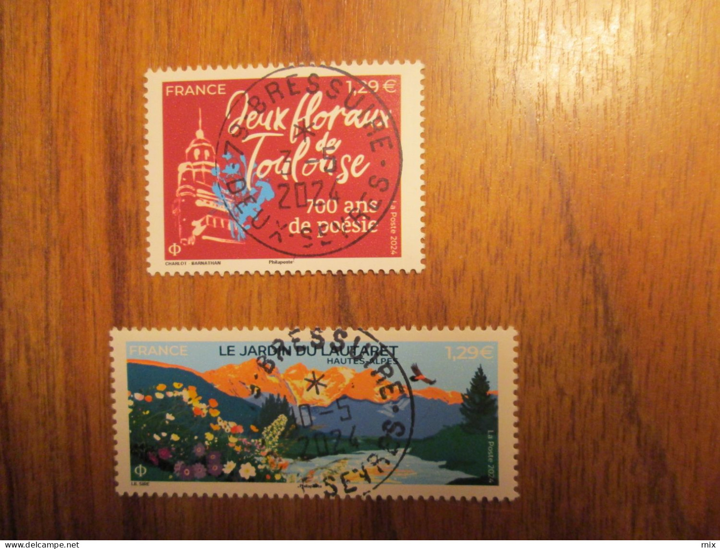 2024 Milliat Jeux Floraux Toulouse Jardin Lautaret Europa Faune Sous-marine Oblitéré 1er Jour Cachet Rond 03-10/05/2024 - Used Stamps