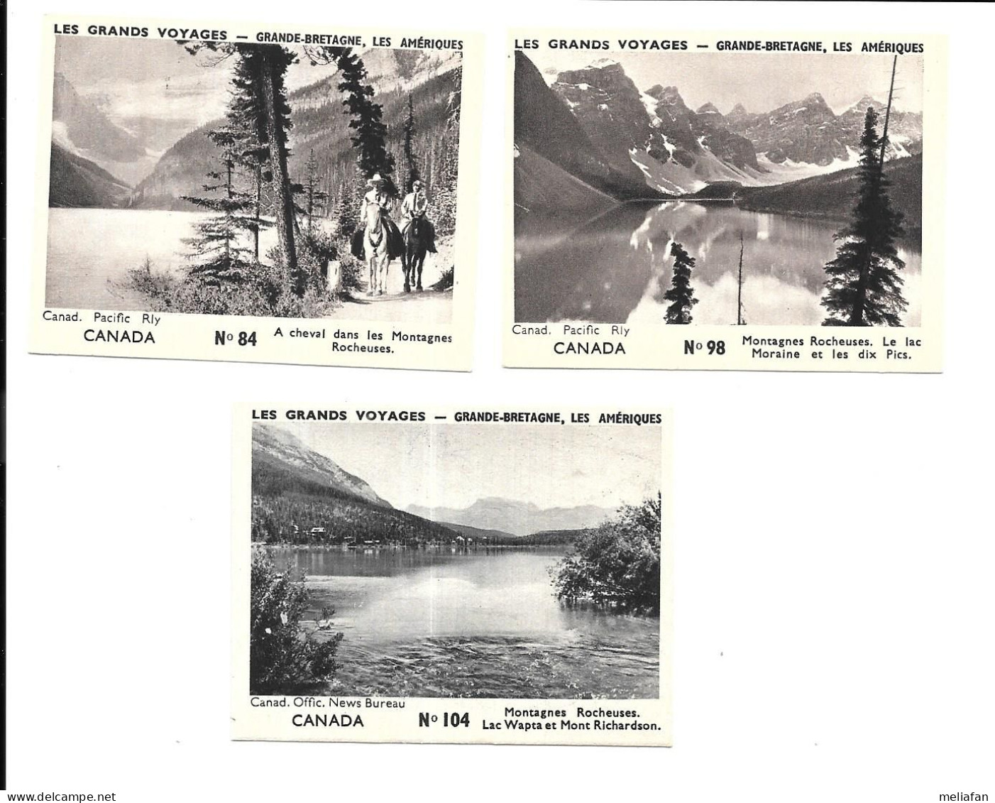 CS48 - IMAGES CHOCOLAT MARLIEU - CANADA - MONTAGNES ROCHEUSES - Other & Unclassified