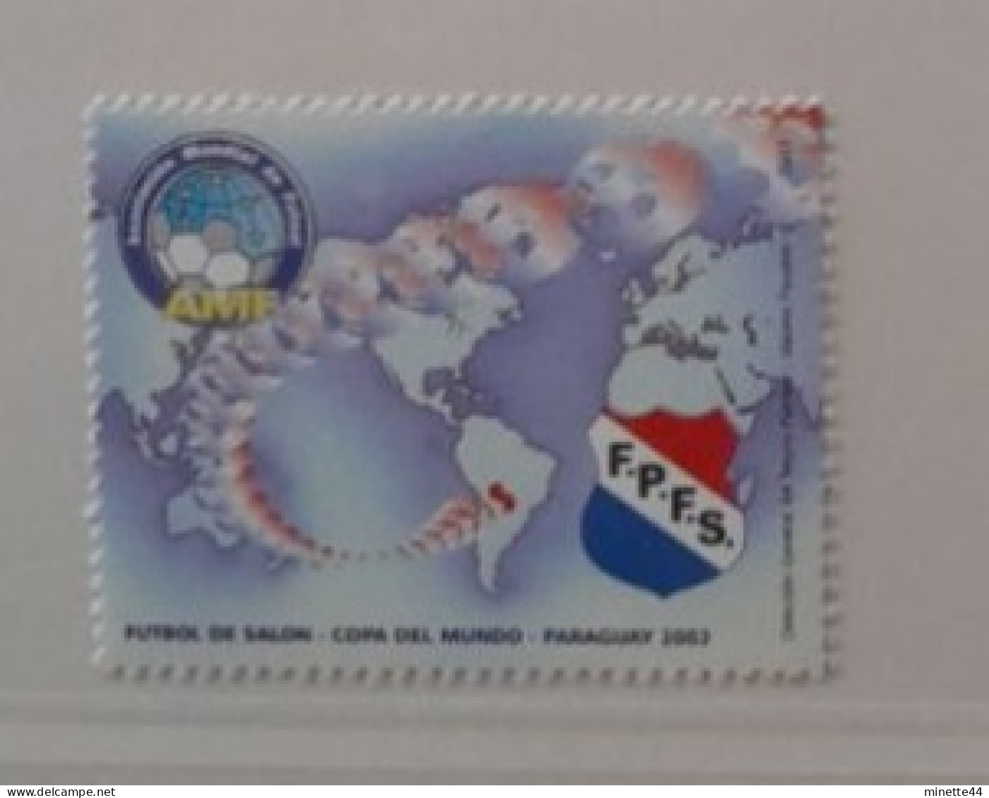 PARAGUAY 2003  MNH** 3 STAMPS FULL SET FOOTBALL FUSSBALL SOCCER CALCIO VOETBAL FUTBOL FUTEBOL FOOT FOTBAL - Neufs