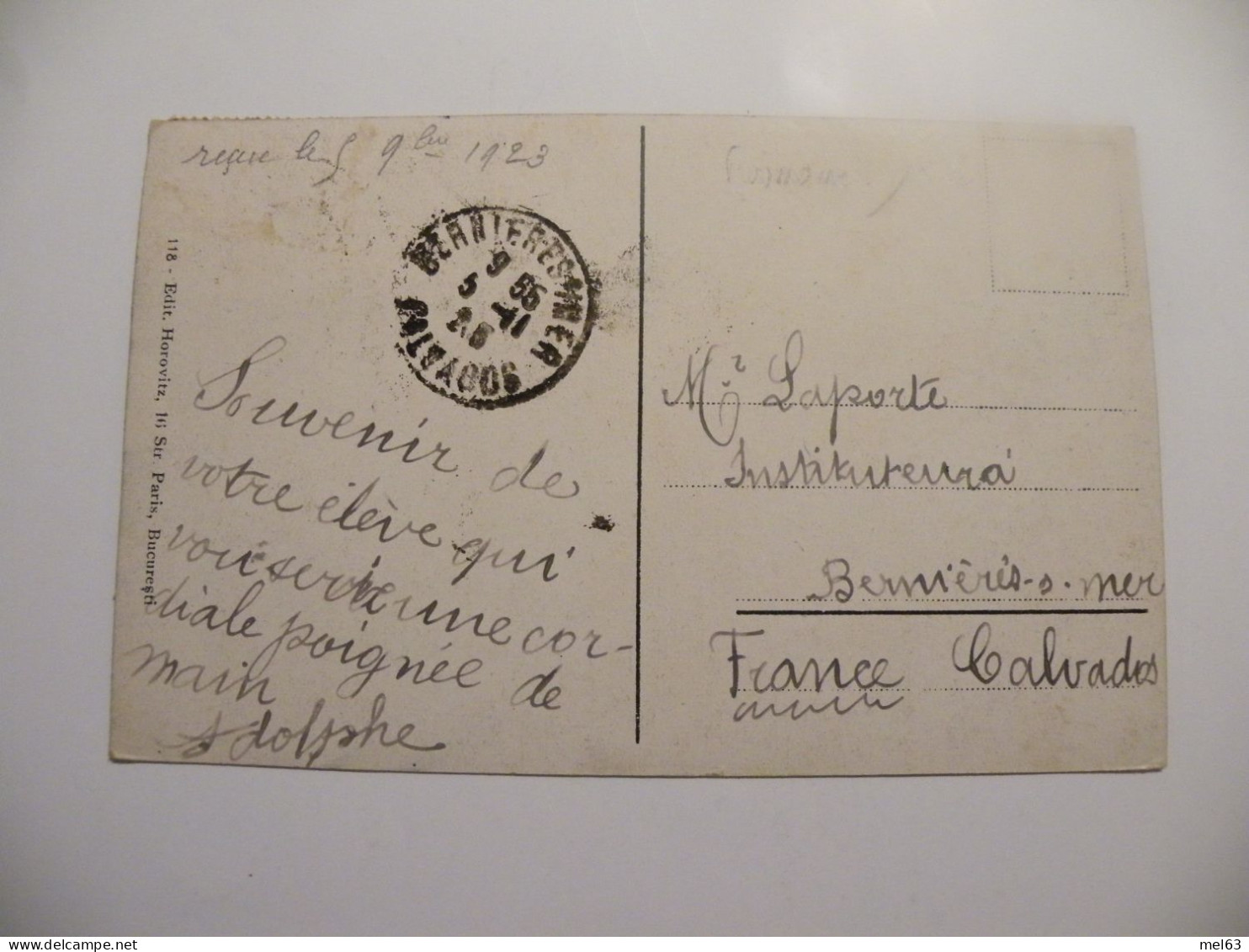 A548 .CPA. ROUMANIE.  Constanta. Port Vedere Spre Oras .beau Plan . écrite & Voyagé 1923 - Rumänien