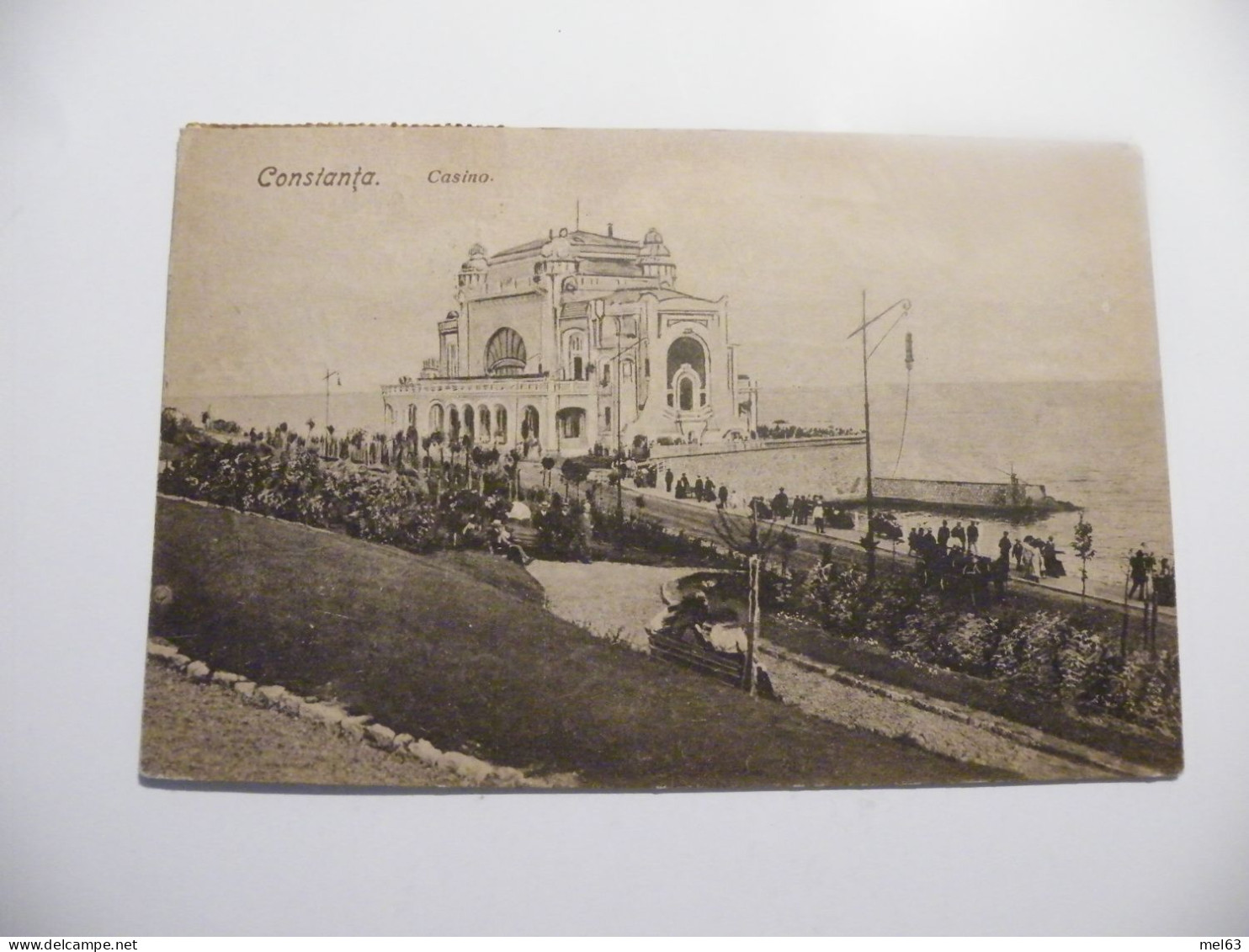 A548 .CPA. ROUMANIE.  Constanta. Casino .beau Plan Animé. écrite & Voyagé 1924 - Rumänien